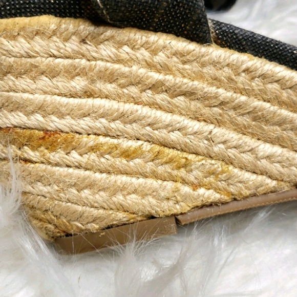 Loft metallic espadrille wrap wedge knot 8 - Picture 6 of 11